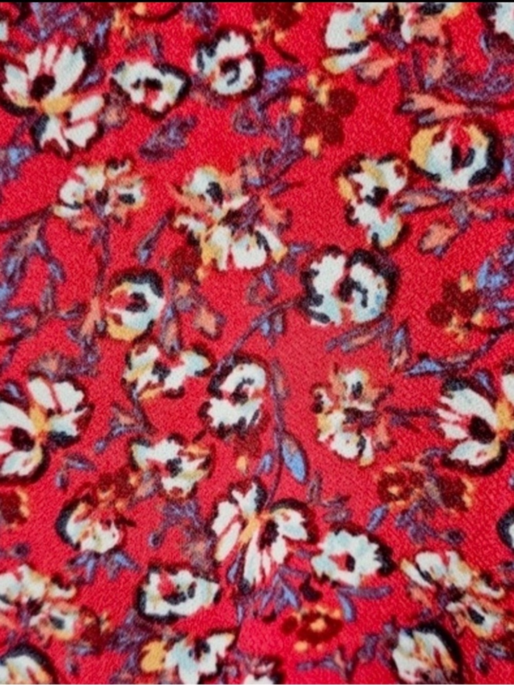 FREE PEOPLE Wildflower Lane Floral Long Sleeve Mini Dress XS - Picture 4 of 9